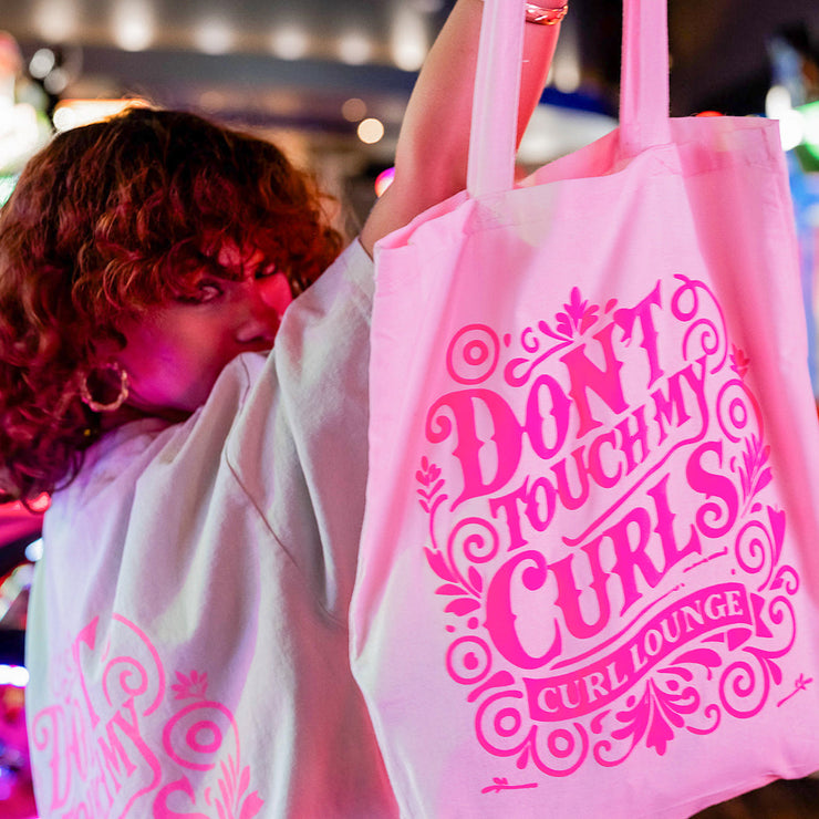 Pink Puff Tote Bag "Don&